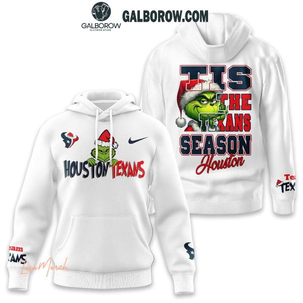 Houston Texans Merry Christmas The Grinch Tis The Texans Season Hoodie T-Shirt