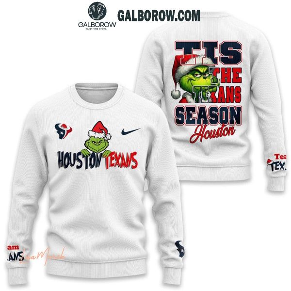 Houston Texans Merry Christmas The Grinch Tis The Texans Season Hoodie T-Shirt