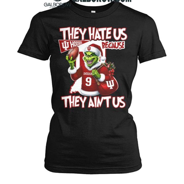 Indiana Hoosiers Football 2024 Grinch They Hate Us Because They Aint Us T Shirt 3 yeyOH.jpg