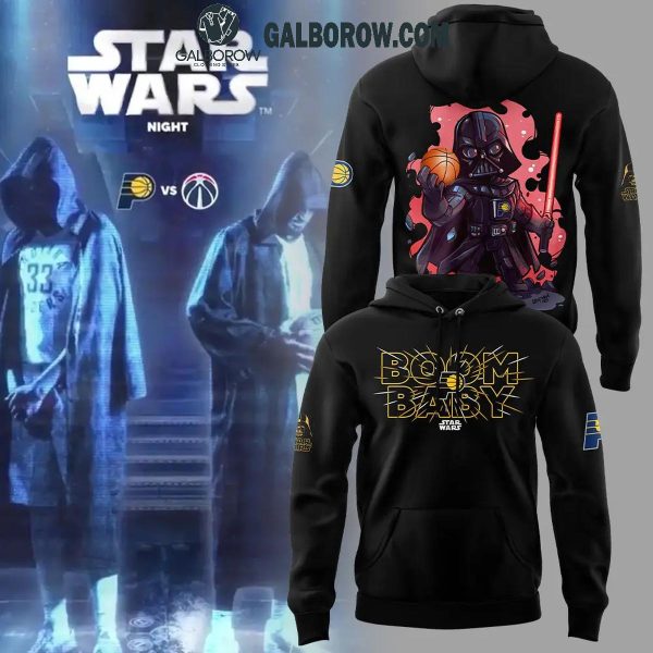 Indiana Pacers Star Wars Night Boom Baby 2024 Hoodie T-Shirt