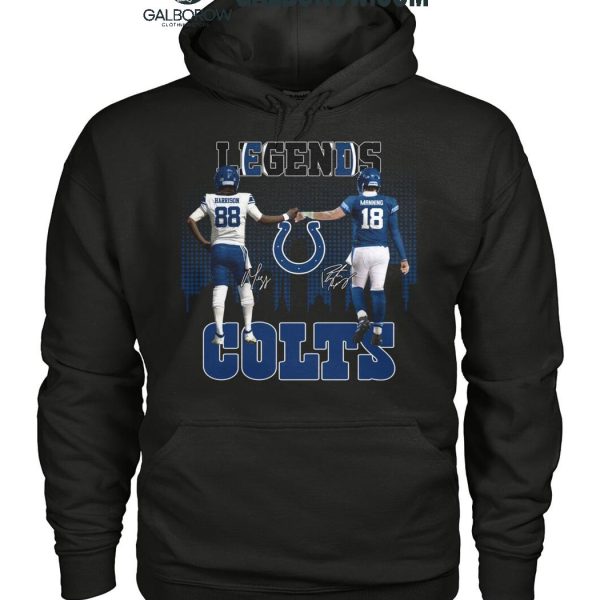 Indianapolis Colts The Legends Marvin Harrison Peyton Manning T Shirt