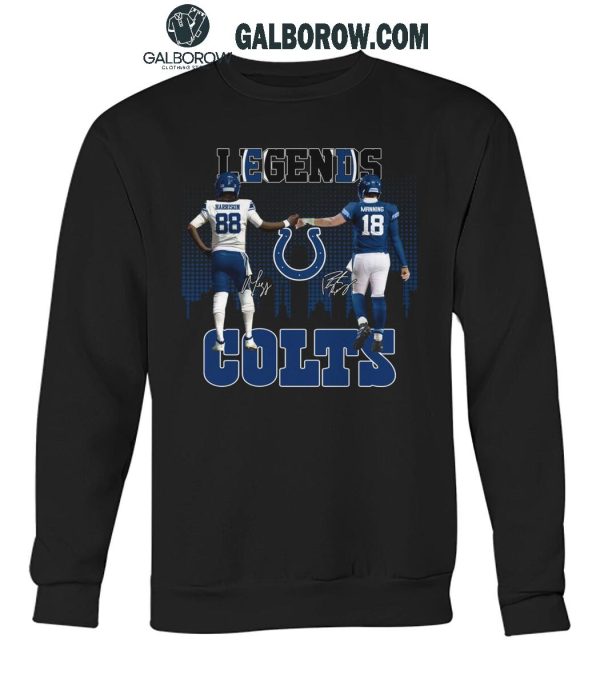 Indianapolis Colts The Legends Marvin Harrison Peyton Manning T-Shirt