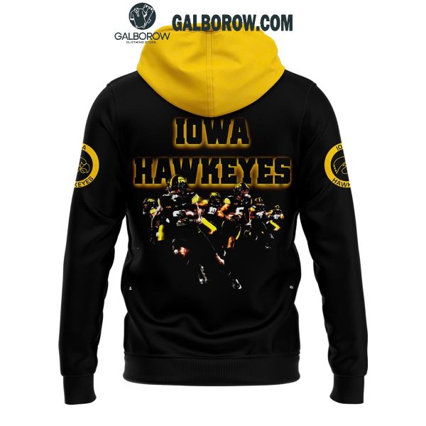 Iowa Hawkeyes Football Club 2024 Back In Black Hoodie T-Shirt