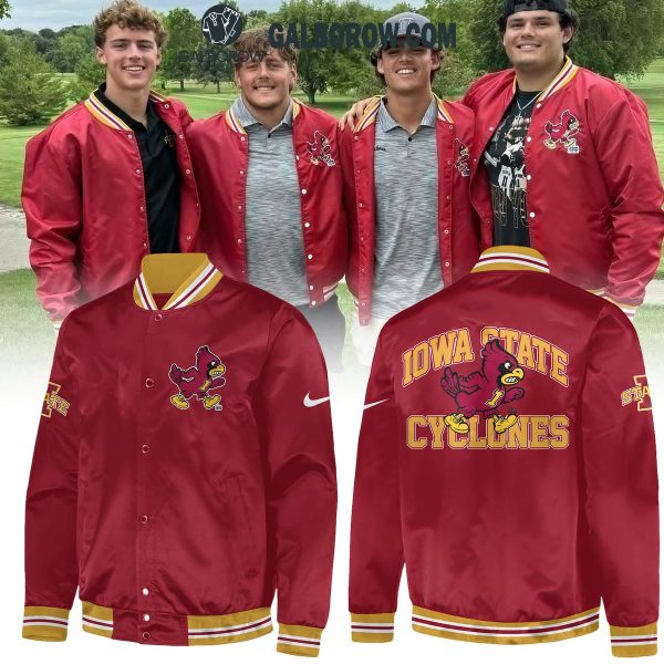 Iowa State Cyclones 2024 Cyclone One Nation Go Team Gameday Bomber Jacket