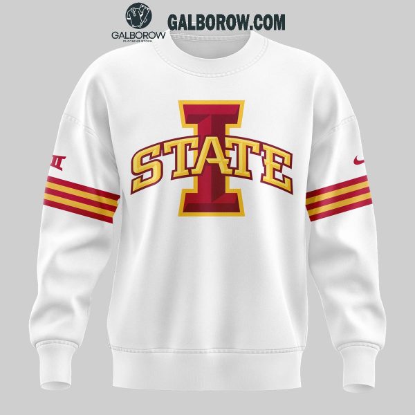 Iowa State Cyclones Football Cyclone One Nation Personalized Hoodie T-Shirt White