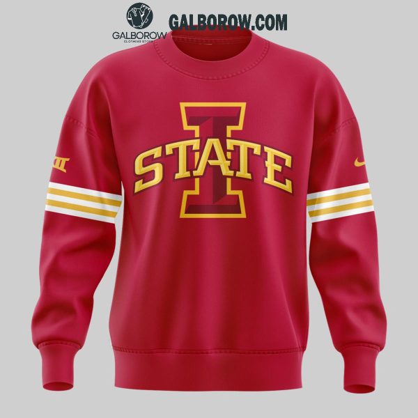 Iowa State Cyclones Football Cyclone One Nation Personalized Red Hoodie T-Shirt