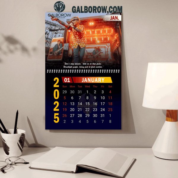 Journey Happy New Year 2025 Wall Hanging Calendar