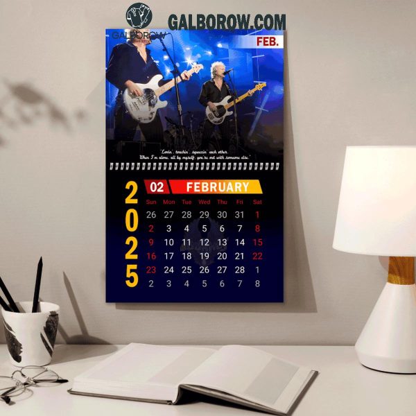 Journey Happy New Year 2025 Wall Hanging Calendar