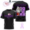 Baltimore Ravens Pancreatic Cancer Awareness They Not Like Us Purple Hoodie T-Shirt