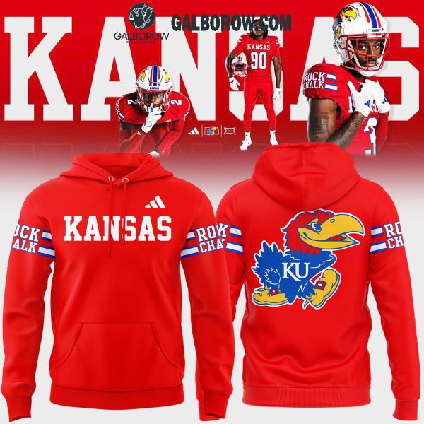 Kansas Jayhawks Big Jay Rock Chalk Kansas Baseball Hoodie T-Shirt