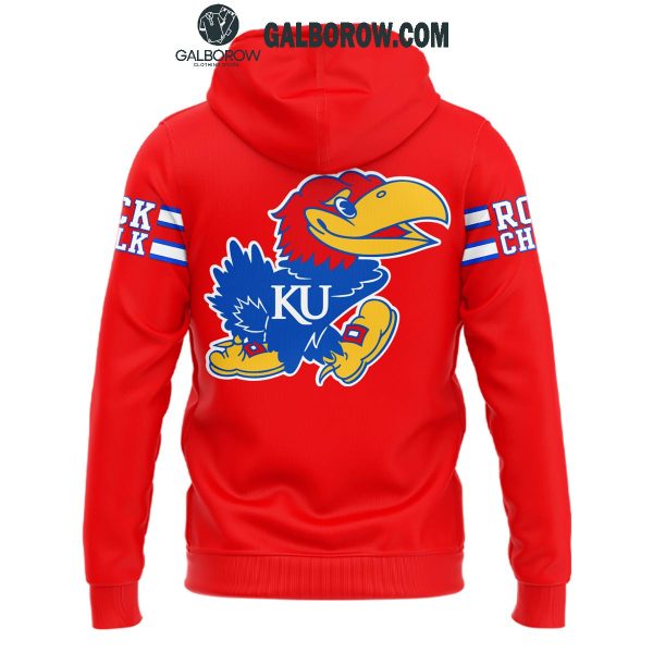 Kansas Jayhawks Big Jay Rock Chalk Kansas Baseball Hoodie T-Shirt