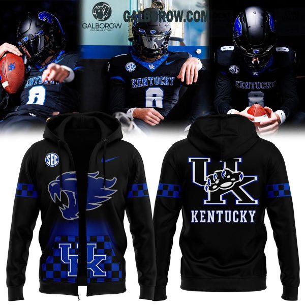 Kentucky Wildcats The Wrath Of Wildcats Football 2024 Zip Black Hoodie T-Shirt