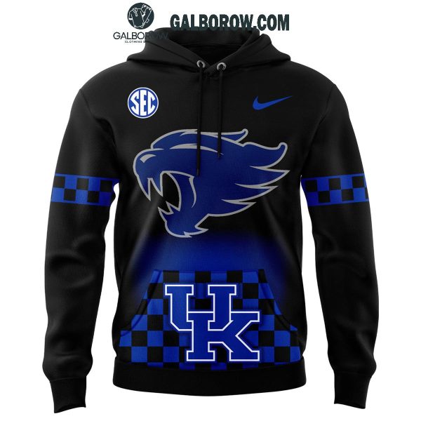 Kentucky Wildcats The Wrath Of Wildcats Football 2024 Zip Black Hoodie T-Shirt