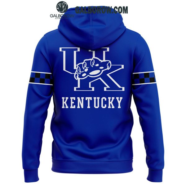 Kentucky Wildcats The Wrath Of Wildcats Football 2024 Zip Hoodie T-Shirt Blue