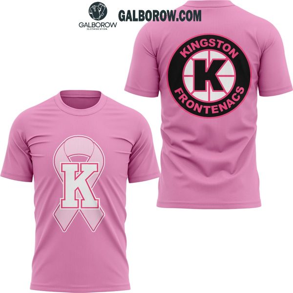 Kingston Frontenacs Cancer Awareness Pink In The Rink Night 2024 Hoodie T-Shirt