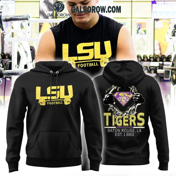 LSU Tigers Baton Rouge LA Est 1860 LSU Football Hoodie T-Shirt