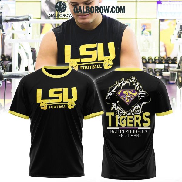 LSU Tigers Baton Rouge LA Est 1860 LSU Football Hoodie T-Shirt