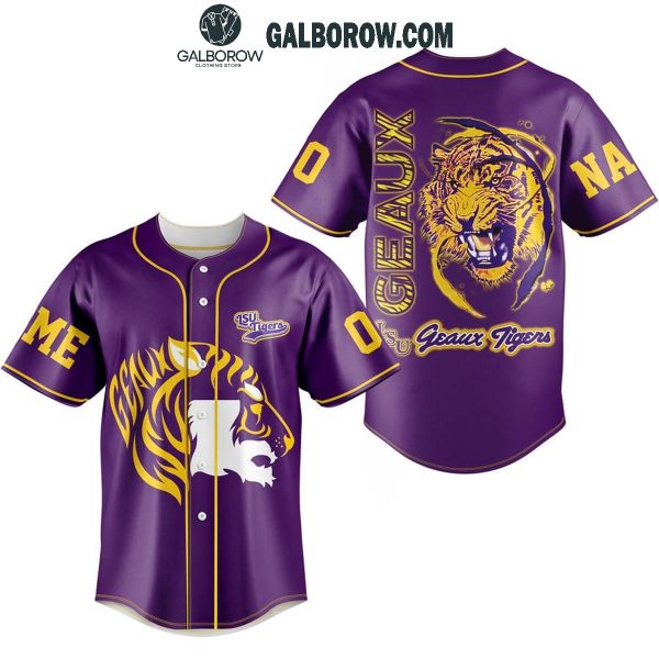 LSU Tigers New Season Geaux Tigers 2024 Personalized Baseball Jersey