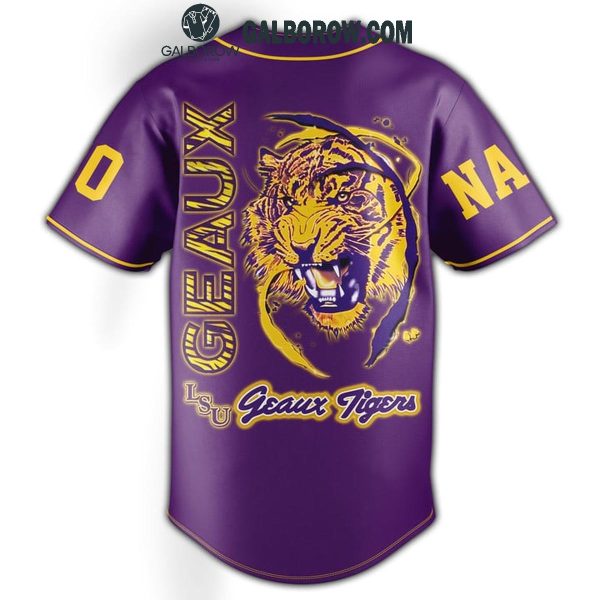 LSU Tigers New Season Geaux Tigers 2024 Personalized Baseball Jersey