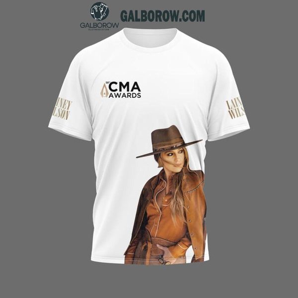 Lainey Wilson Female Vocalist Of The Year CMA Award 2024 Hoodie T-Shirt White