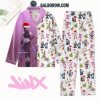 Stitch Loving Christmas 2024 Satin Polyester Pajamas Set