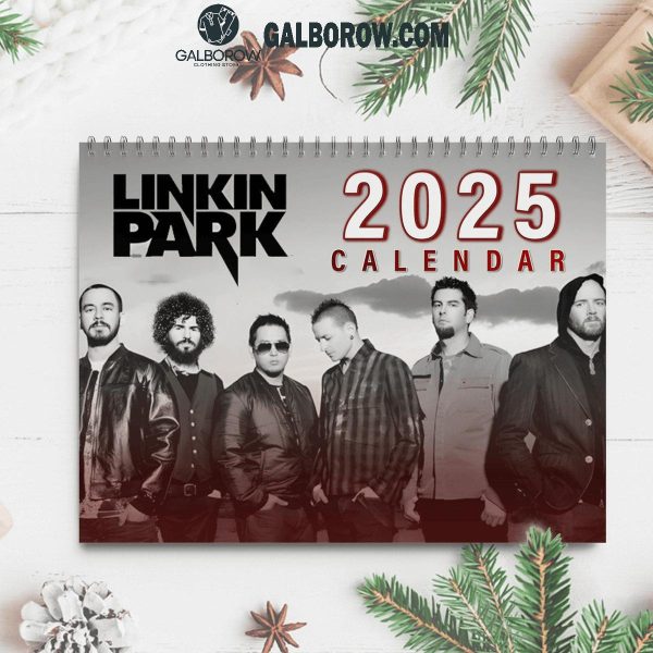 Linkin Park In The End Happy New Year 2025 Wall Hanging Calendar