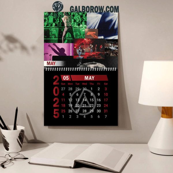 Linkin Park In The End Happy New Year 2025 Wall Hanging Calendar