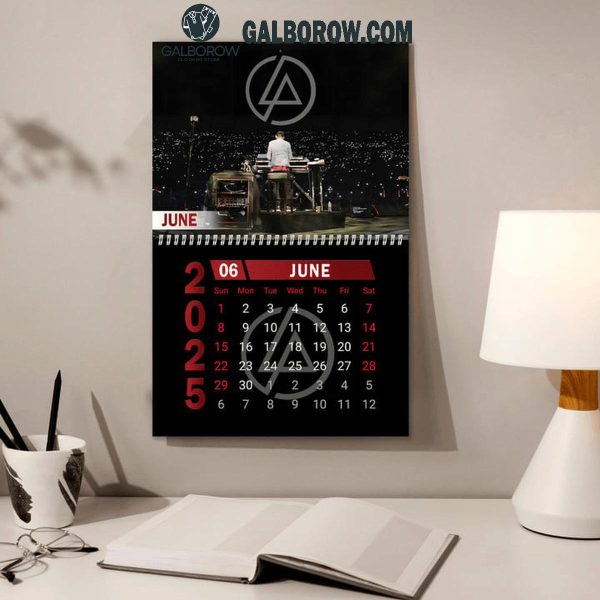 Linkin Park In The End Happy New Year 2025 Wall Hanging Calendar