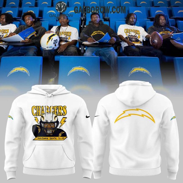 Los Angeles Chargers 2024 Crenshaw Skate Club City Made Hoodie T-Shirt