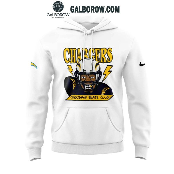 Los Angeles Chargers 2024 Crenshaw Skate Club City Made Hoodie T-Shirt