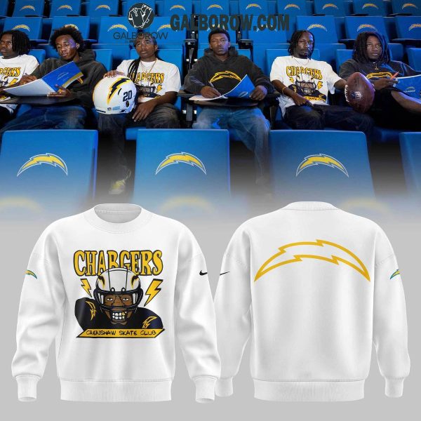 Los Angeles Chargers 2024 Crenshaw Skate Club City Made Hoodie T-Shirt