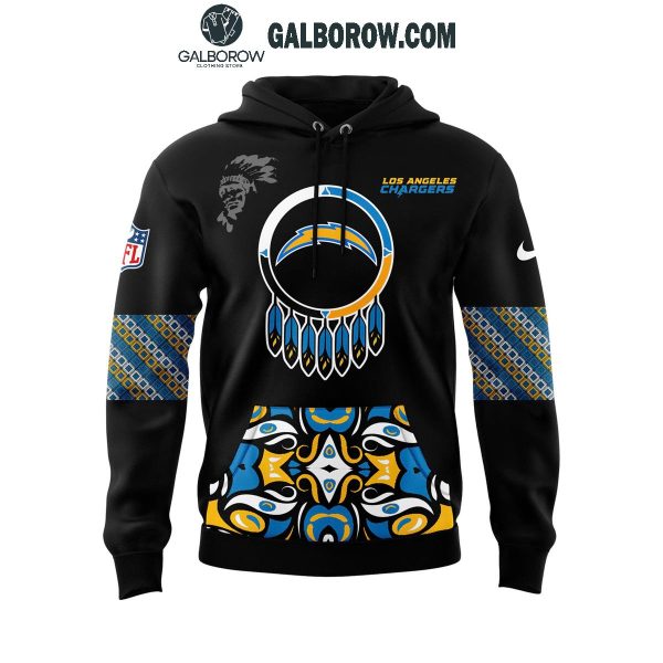 Los Angeles Chargers 2024 Native American Heritage Month Football Hoodie T-Shirt