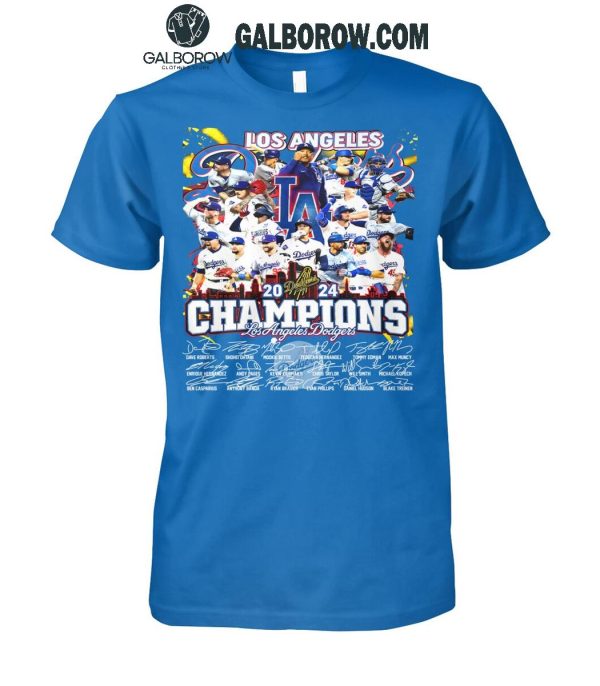 Los Angeles Dodgers 2024 Champions Forever Memories T-Shirt