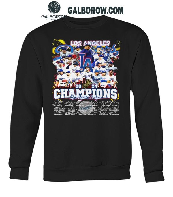 Los Angeles Dodgers 2024 Champions Forever Memories T-Shirt