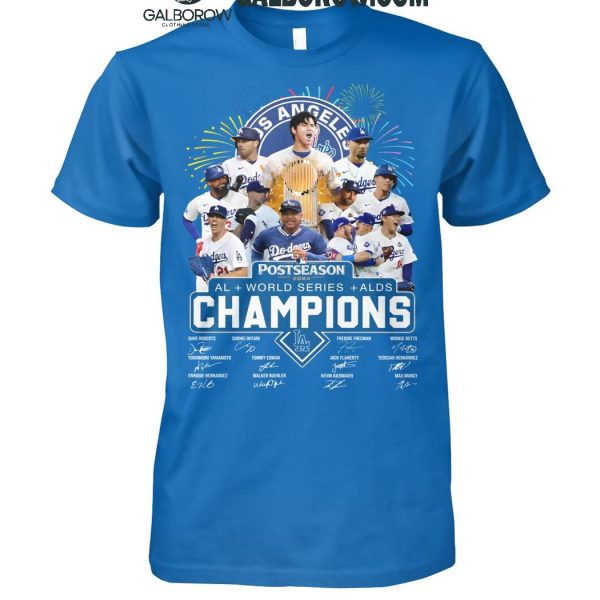 Los Angeles Dodgers American League World Series ALDS 2024 Champions T-Shirt