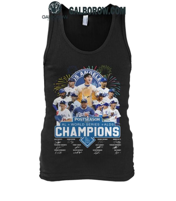 Los Angeles Dodgers American League World Series ALDS 2024 Champions T-Shirt