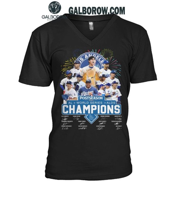 Los Angeles Dodgers American League World Series ALDS 2024 Champions T-Shirt