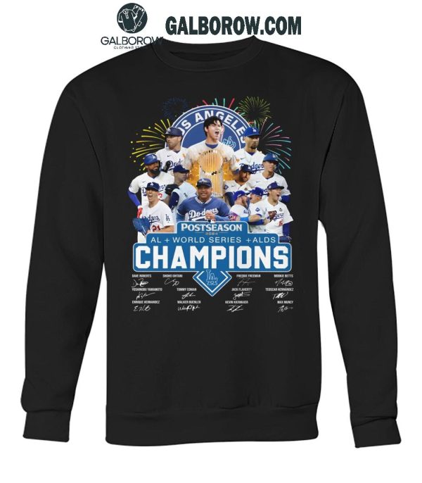 Los Angeles Dodgers American League World Series ALDS 2024 Champions T-Shirt