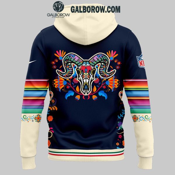 Los Angeles Rams 2024 NFL Dia De Los Muertos Hoodie T-Shirt