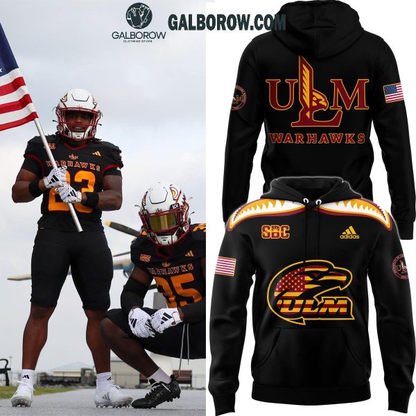 Louisiana–Monroe Warhawks ULM Football 2024 Salute To Service Hoodie T-Shirt