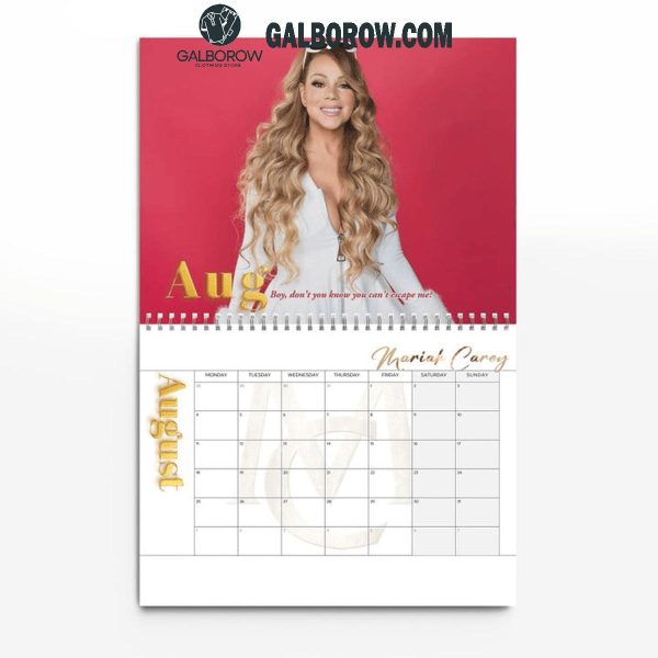 Mariah Carey It’s Time 2025 Wall Hanging Calendar