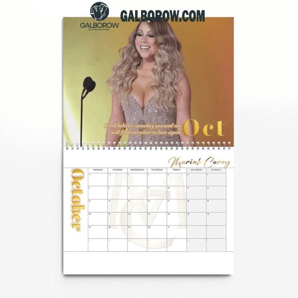 Mariah Carey It’s Time 2025 Wall Hanging Calendar