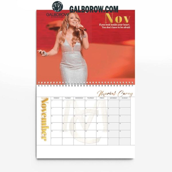 Mariah Carey It’s Time 2025 Wall Hanging Calendar