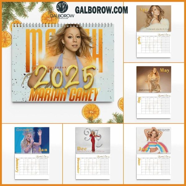 Mariah Carey It’s Time 2025 Wall Hanging Calendar