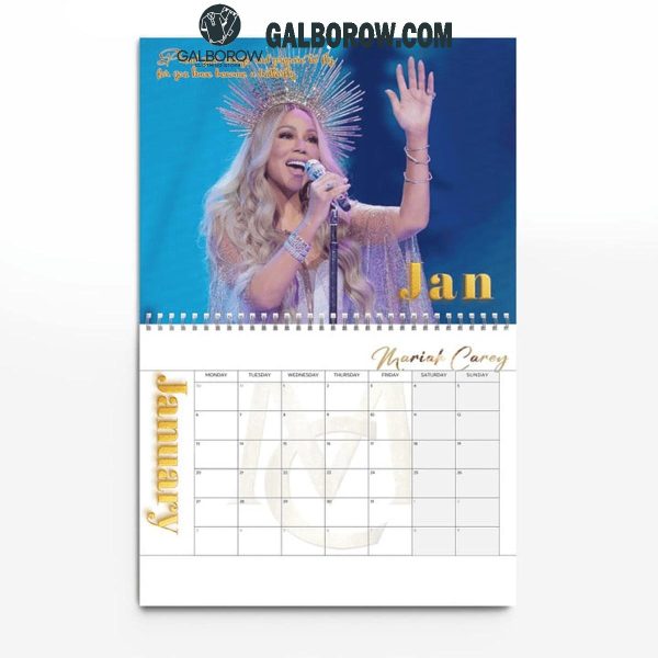 Mariah Carey It’s Time 2025 Wall Hanging Calendar