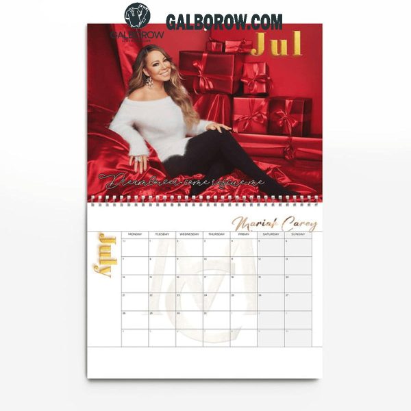 Mariah Carey It’s Time 2025 Wall Hanging Calendar