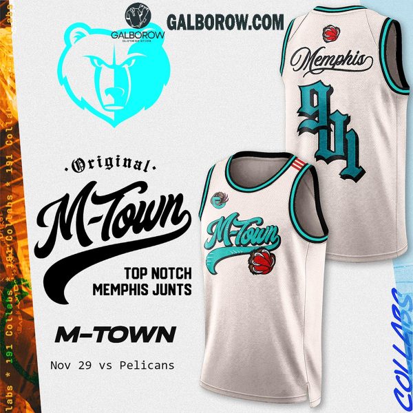 Memphis Grizzlies 2024 Respect My City 901 Basketball Jersey