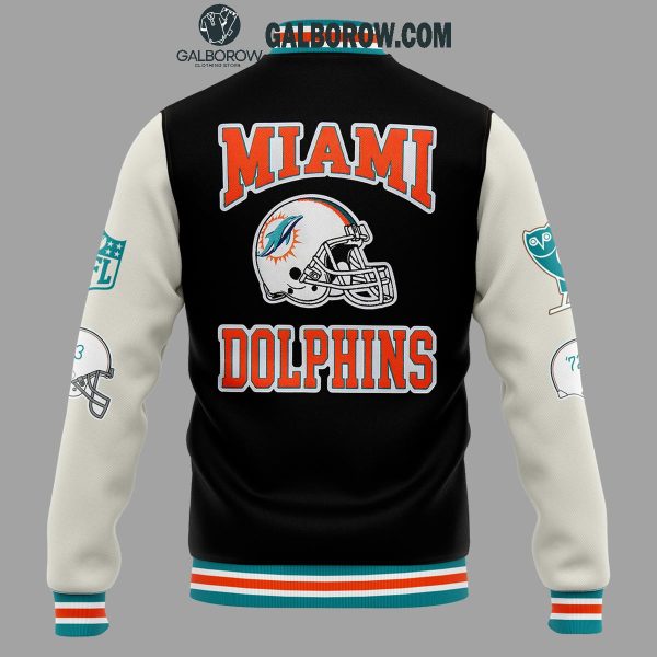 Miami Dolphins Go Fins Est. 1966 Ready For 2025 Baseball Jacket