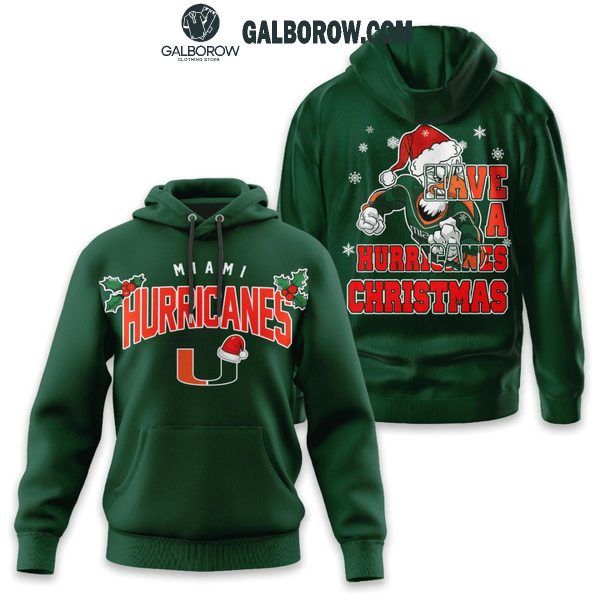 Miami Hurricanes Have A Hurricanes 2024 Christmas Hoodie T-Shirt