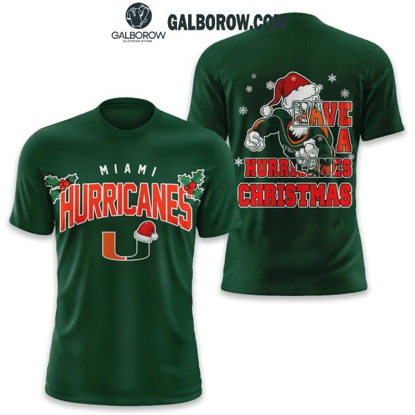 Miami Hurricanes Have A Hurricanes 2024 Christmas Hoodie T-Shirt